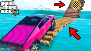 КАК ДАЛЕКО ТЕСЛА КИБЕРТРАК СМОЖЕТ ПРОЕХАТЬ ПО МОСТУ ИЗ БРЁВЕН ЭКСПЕРИМЕНТ ГТА 5 МОДЫ! ВИДЕО GTA 5