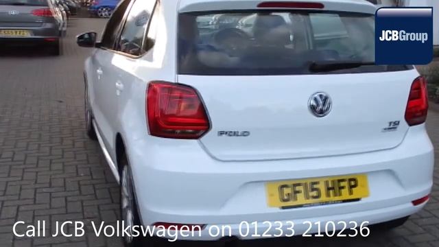GF15HFP Volkswagen Polo 1.2 TSI SE (90 PS) BMT 5-Dr 1.2l Used Volkswagen Polo JCB VW ASHFORD смотреть онлайн