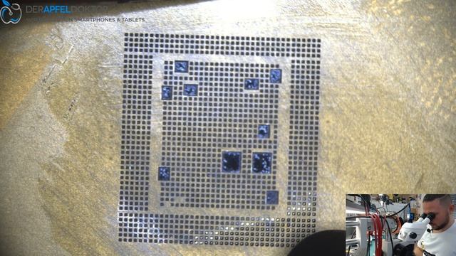 MASTERWORK - iPHONE 8 COMPLETE BOARD SWAP - HOW TO REBALL A11 CPU - USING THE iBRUSH смотреть онлайн