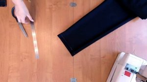 Как правильно укоротить спортивные штаны, трико. How to shorten sweatpants, tights.