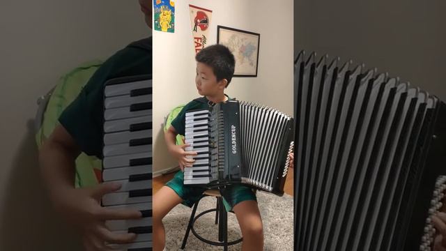 Espana Cani Gypsy Spain Bullfighter - Accordion - 9 year old - kids accordion смотреть онлайн