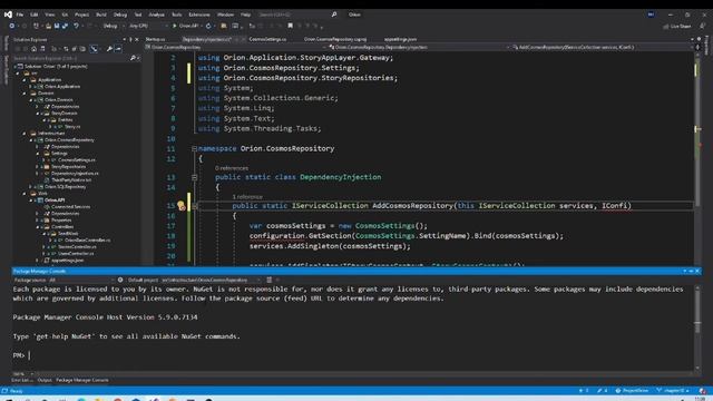 10 - Configuration - Reading values from appsettings.json file (ASP.NET, Clean Arch, Azure) смотреть онлайн