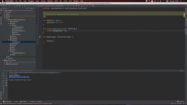 0 Functions in Kotlin смотреть онлайн