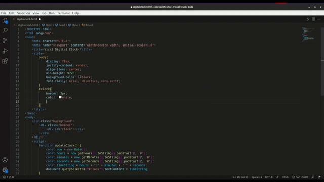 How to create Digital Clock | Digital Clock | Viral | HTML CSS JAVASCRIPT | Making of Digital Clock смотреть онлайн