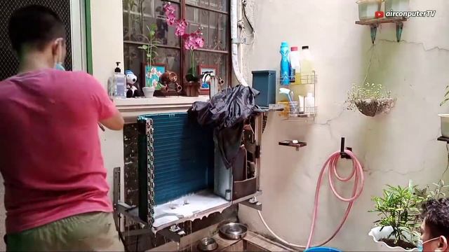 PANASONIC INVERTER SPLIT TYPE AIRCON CLEANING смотреть онлайн