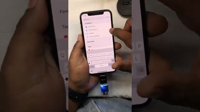 Iphone USB otg adapter | How to use USB OTG for iphone iPad #iphone #How to use Usb mouse ? in смотреть онлайн