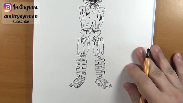 How to draw Scrap Toy Bonnie, FNAF, Как нарисовать Скрап Той Бонни, ФНАФ смотреть онлайн