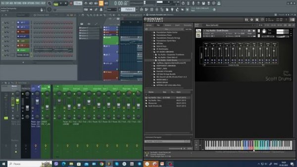Обзор бесплатной барабанной библиотеки "Scott drums" от Ivy Audio.