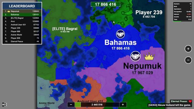 Battle Royale Free For All Psychological Warfare Strategy! Territory Games io - Territorial IO смотреть онлайн