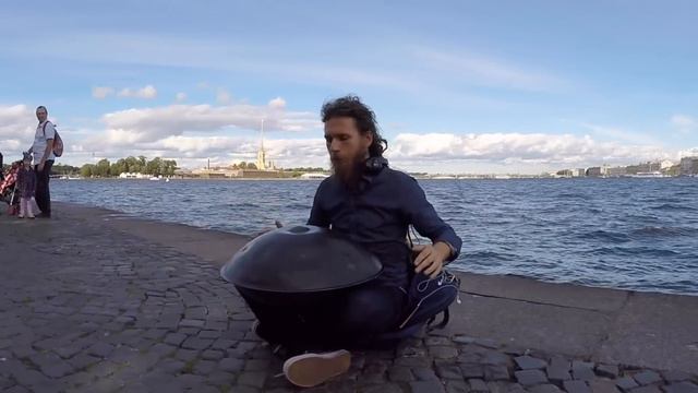 Pasha Aeon - Handpan in Saint Petersburg, GoPro, HD 2016 смотреть онлайн
