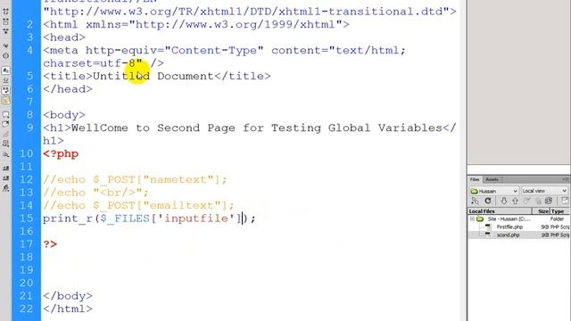 Tutorial 12: Global Variable ($_FILES) смотреть онлайн