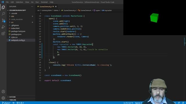 Raycast in Three.js - 3D Game with Javascript смотреть онлайн