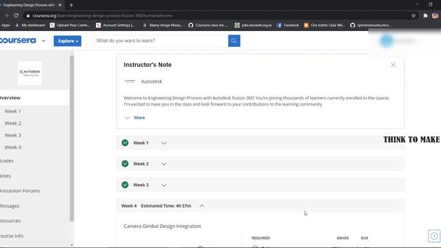 Engineering Design Process with Autodesk Fusion 360, All Quiz Answers with Assignments. смотреть онлайн