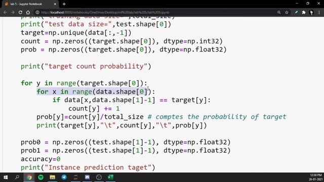 Naive Bayesian Classifier | Program 5 | VTU ML Lab | GenXclub | Prajwal Mani смотреть онлайн