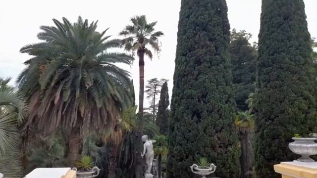 Сочи. Прогулка по парку "Дендрарий". Страусы и павлины. Фонтан Сказка и дача Надежда. Часть 2 смотреть онлайн