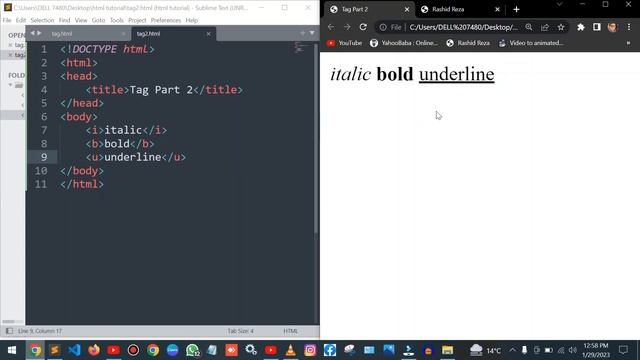 Learn HTML Tags Part 2 | ( In Hindi ) смотреть онлайн