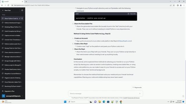 Allow my friends to run my python script смотреть онлайн