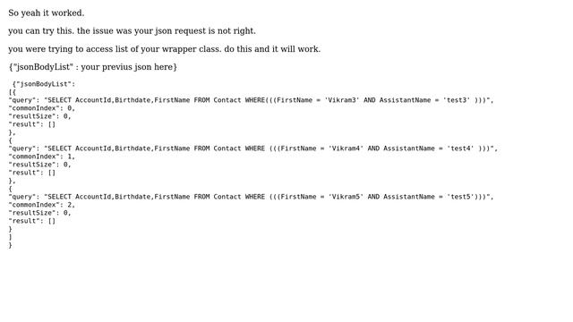 Salesforce: Error : JSON request body must be an object (3 Solutions!!) смотреть онлайн