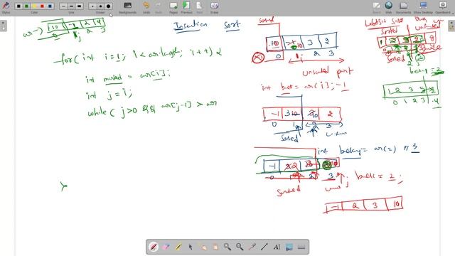 జావా లో INSERTION SORT ALGORITHM ANTE ఏమిటి ? || Java In Telugu смотреть онлайн
