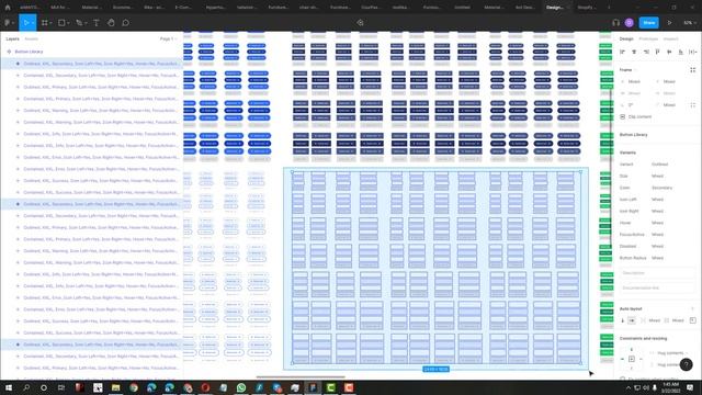 Figma Button System Variants Basic to Advance 3(Part 17)#Figma #Design_System #landing_page #varien смотреть онлайн