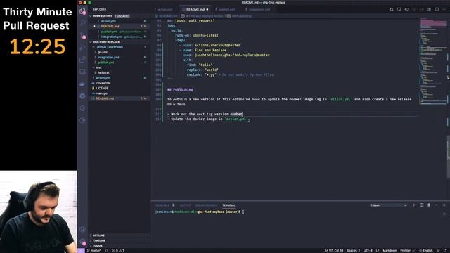 Thirty Minute Pull Request - Publishing GitHub Actions to Docker Hub смотреть онлайн