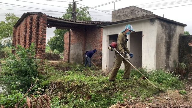 Abandoned house with lots of grass and garbage | I clean and collect garbage for free смотреть онлайн