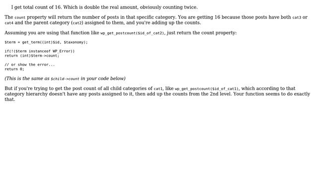 Wordpress: Category and children post count (7 Solutions!!) смотреть онлайн