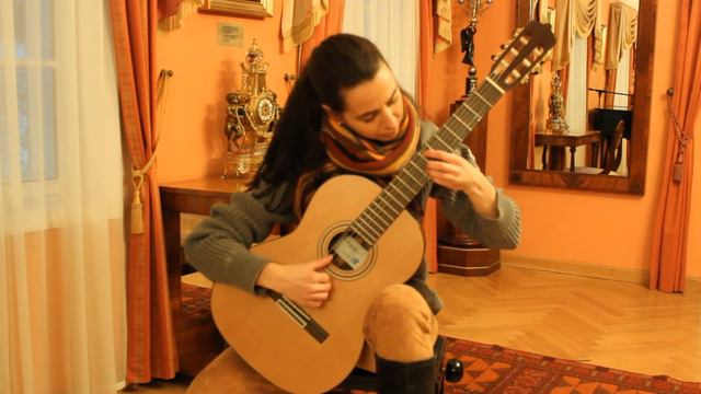 Roland Dyens - Fuoco (Perfomed by Ulyana Shapoval on La Mancha Topacio/63) смотреть онлайн