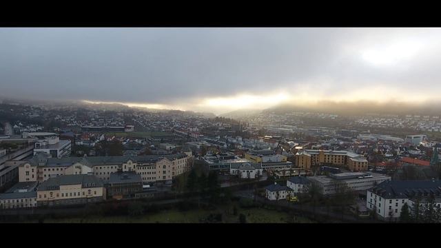 B E R G E N f r o m A B O V E - 4K Autumn Drone Movie смотреть онлайн