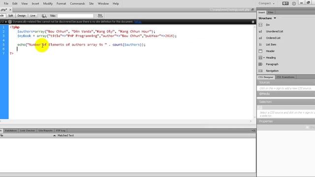 PHP Tutorial 56 How to using function count() in PHP Programming смотреть онлайн