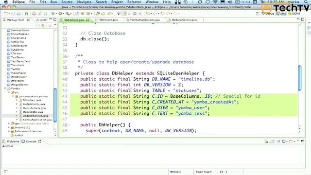 Tutorial: Android Application Development - StatusData смотреть онлайн