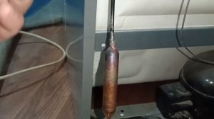 как запаять алюминиевую капилярка к медному фильтру, холодильник Indesit