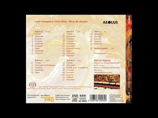 Louis Couperin - Pièces de Clavecin, Vol. 1 смотреть онлайн