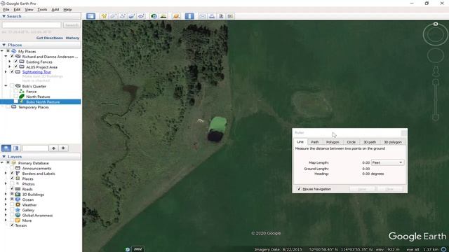 How to Measure Distance Between 2 Points in Google Earth Pro - GE Tips #5 - By Ken Lewis смотреть онлайн