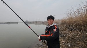 Южная Корея. 훌치기 붕어. Рыбалка ? на дергач ловим карася.