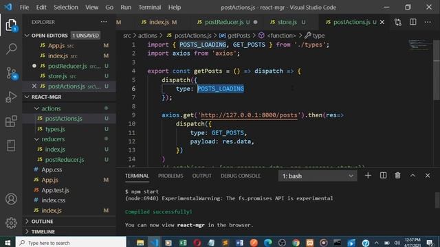 Part 36 Redux PostReducer- Blog manager using React redux Laravel Api смотреть онлайн