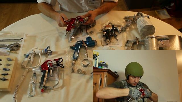 Choisir un pistolet peinture ? airless hvlp Basse pression enduit gouttelette смотреть онлайн