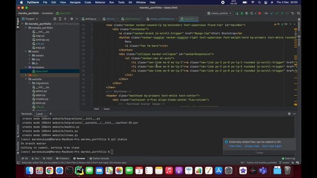 10 - Bootstrap Template: Fixing Static Files - Django | DRF | React w. Data Analysis смотреть онлайн
