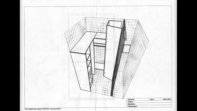 Проект мебели в PRO100 скачать 32 смотреть онлайн