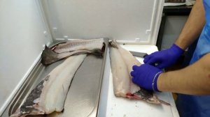 Филе трески  Разделка трески за 5 минут