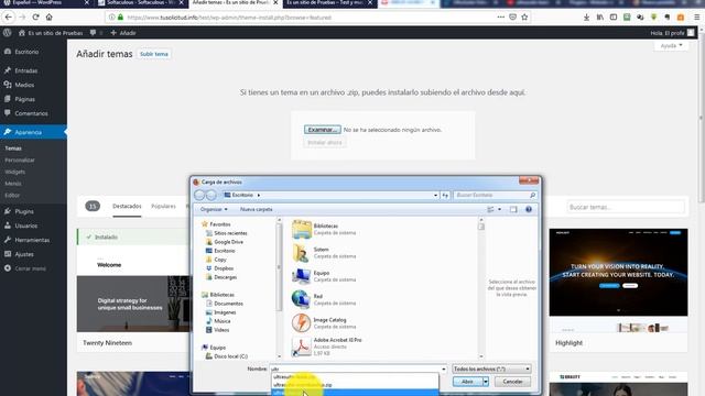[2019] Instalacion WordPress 5 (Gutenberg) y Solucion 2M "upload_max_filesize en php.ini" смотреть онлайн