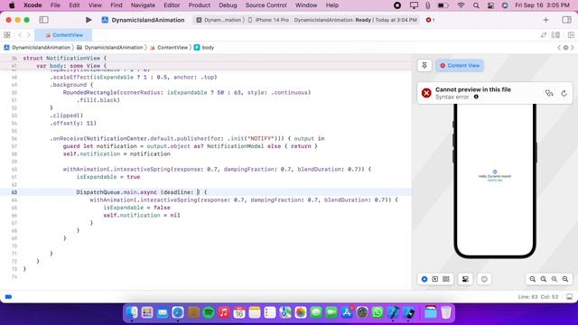 Dynamic Island Animation in SwiftUI - Replicate Dynamic Island in SwiftUI смотреть онлайн