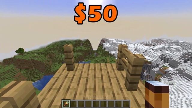 minecraft Sun for 0$ vs 10$ vs 25$ vs 50$ vs 100$ be like смотреть онлайн