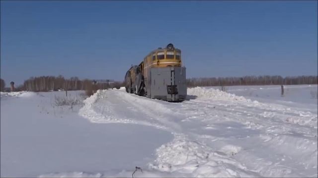 Монстр на рельсах Струг снегоочиститель смотреть онлайн