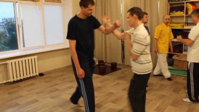 ВИН ЧУН: 8 - Ган сау 耕手 Gēng shǒu (Gang sao) / АНЬ (толчок) 按 àn смотреть онлайн