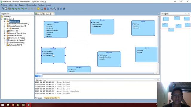 Data Modeler Oracle - Modelo de base de datos para una lavandería de carros смотреть онлайн