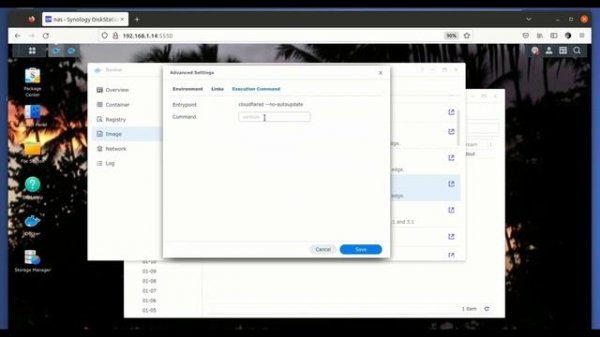 HOW TO: update cloudflare tunnel container on Synology.
