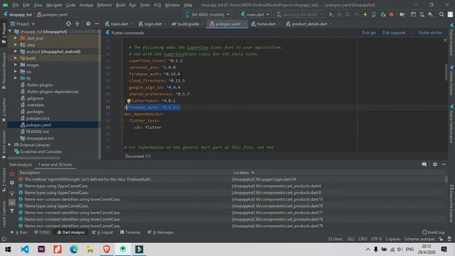 error The method signInWithGoogle isnt defined for the class FirebaseAuth смотреть онлайн