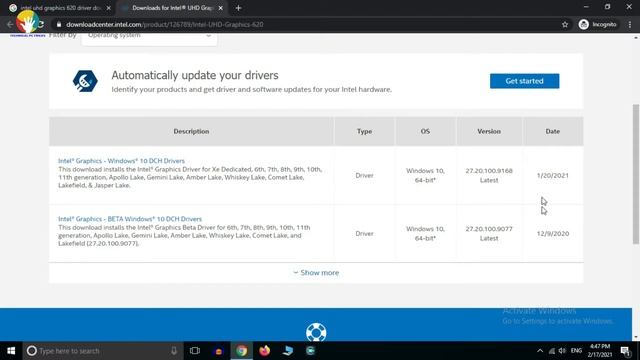 How To Download Intel UHD Graphics 620 Driver For Laptop & Desktop || Intel UHD Graphics ||