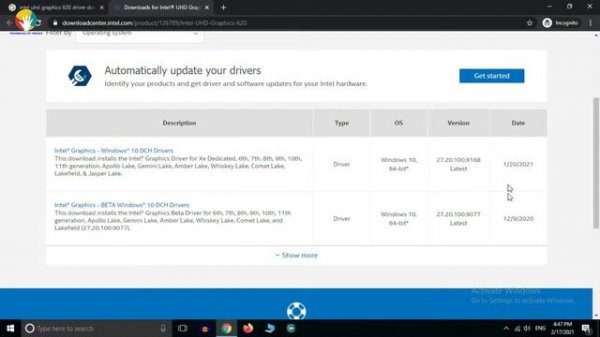 How To Download Intel UHD Graphics 620 Driver For Laptop & Desktop || Intel UHD Graphics ||